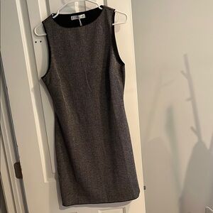 Mango Gray Sleeveless Mini Dress